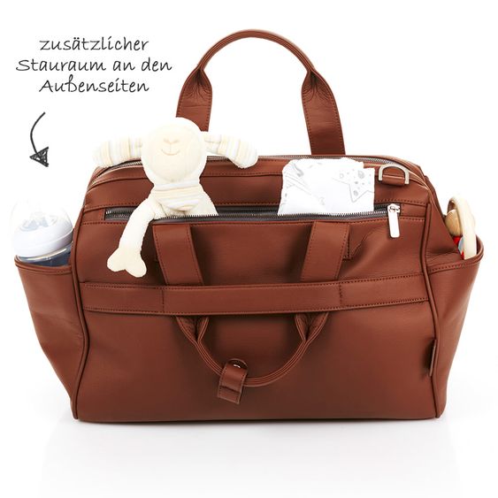 ABC Design Changing Bag Style - incl. changing mat, bottle warmer and utensil bag - Brown