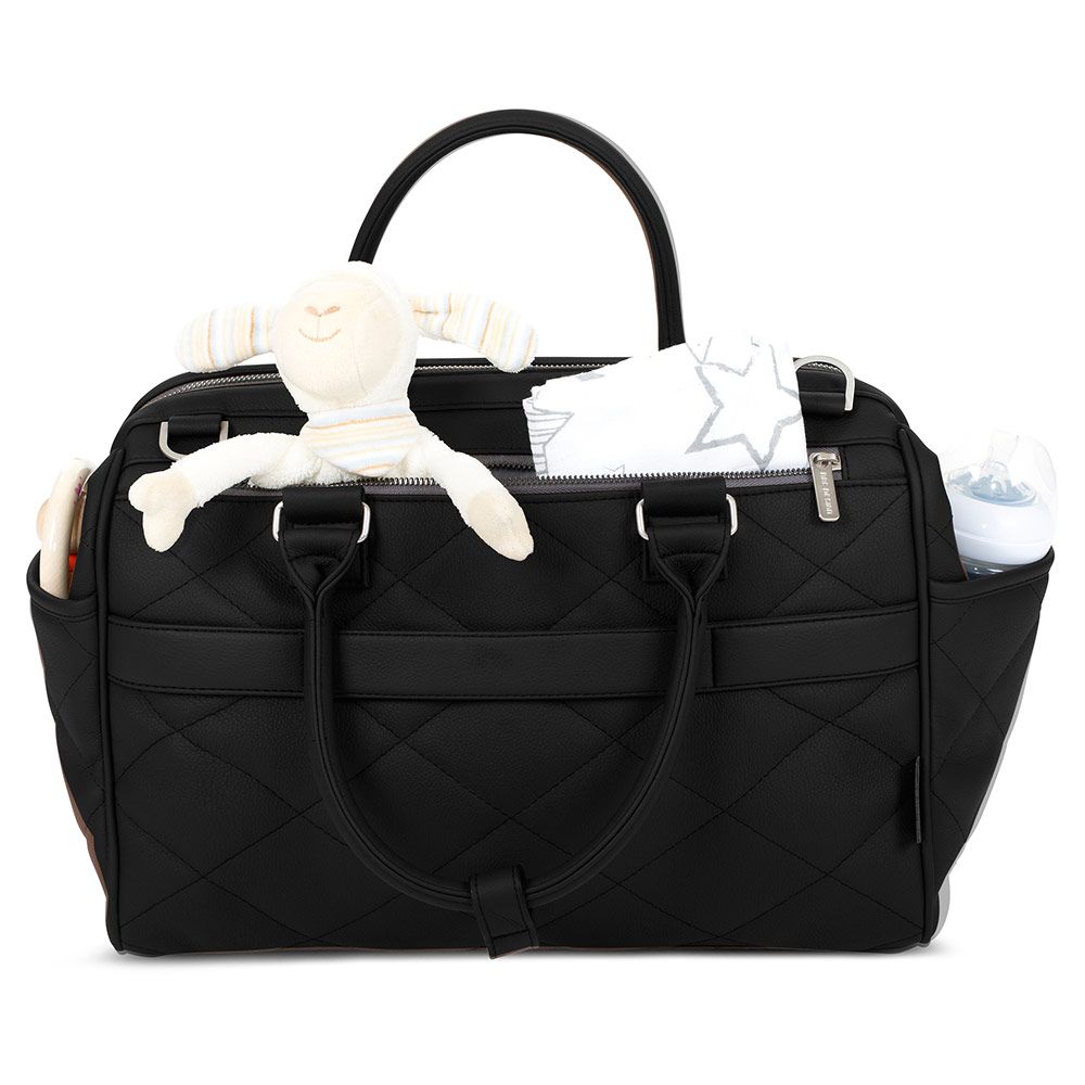 ABC Design Wickeltasche Style - inkl. Wickelunterlage & viel Zubehör - Black