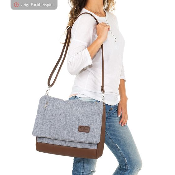 ABC Design Wickeltasche Urban - inkl. Wickelauflage und Zubehör - Diamond Special Edition - Asphalt