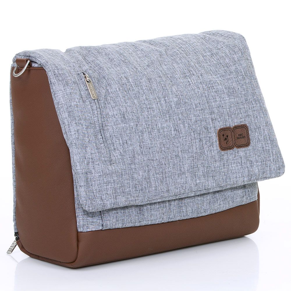 ABC Design Wickeltasche Urban - inkl. Wickelauflage und Zubehör - Graphite Grey