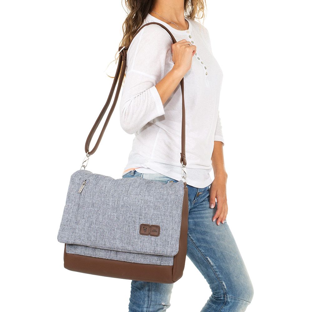 ABC Design Wickeltasche Urban - inkl. Wickelauflage und Zubehör - Graphite Grey