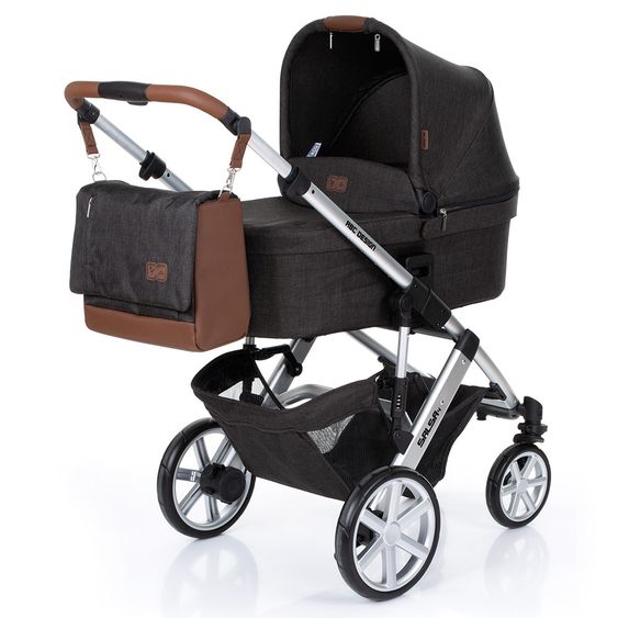 ABC Design Wickeltasche Urban - inkl. Wickelauflage und Zubehör - Piano