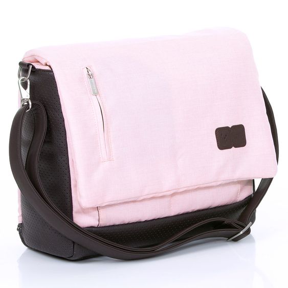 ABC Design Wickeltasche Urban - inkl. Wickelauflage und Zubehör - Rose
