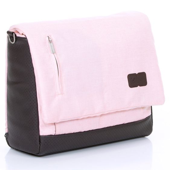 ABC Design Wickeltasche Urban - inkl. Wickelauflage und Zubehör - Rose