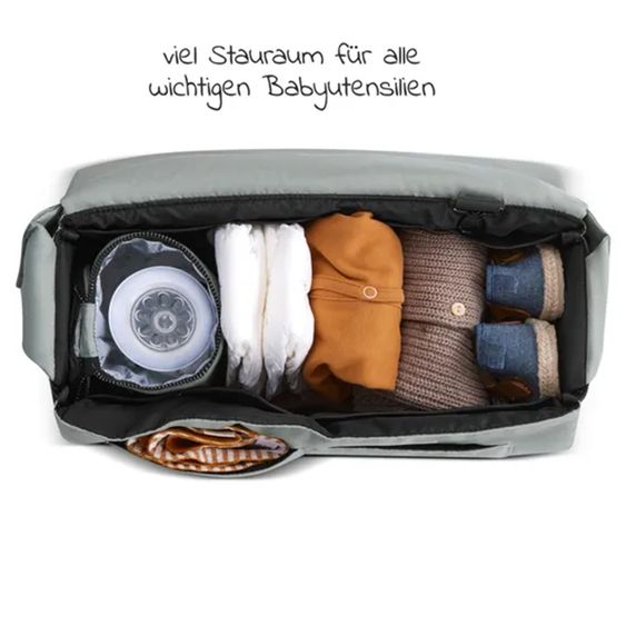 ABC Design Wickeltasche Urban - inkl. Wickelunterlage & viel Zubehör - Classic Edition - Pine