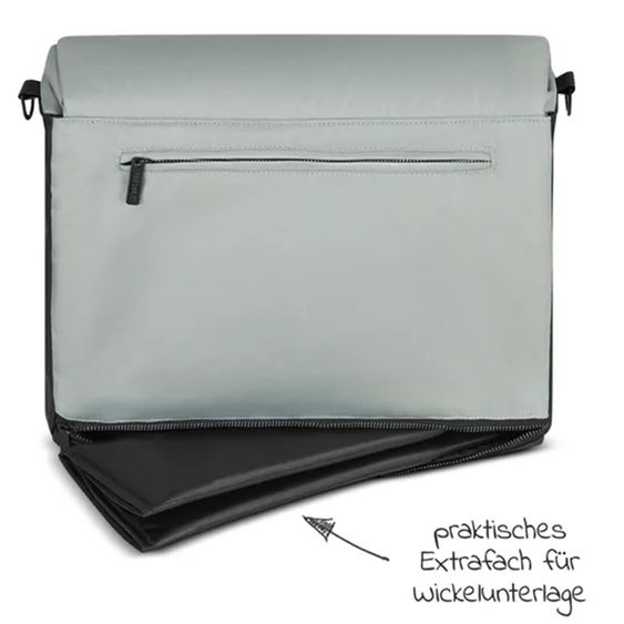 ABC Design Wickeltasche Urban - inkl. Wickelunterlage & viel Zubehör - Classic Edition - Pine