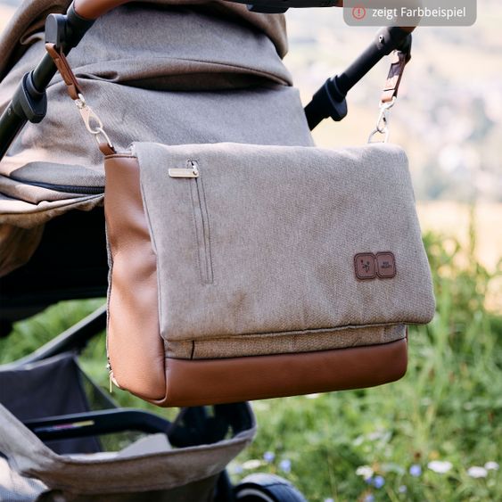 ABC Design Wickeltasche Urban - inkl. Wickelunterlage & viel Zubehör - Classic Edition - Reed