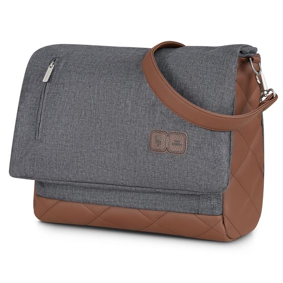 ABC Design Wickeltasche Urban - inkl. Wickelunterlage & viel Zubehör - Diamond Edition - Asphalt