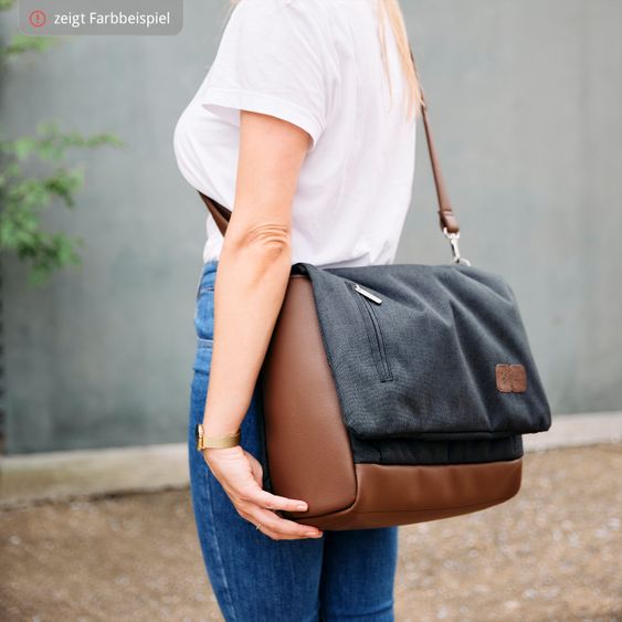 ABC Design Wickeltasche Urban - inkl. Wickelunterlage & viel Zubehör - Diamond Edition - Bubble