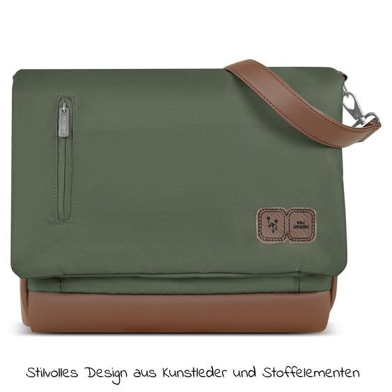 ABC Design Borsa fasciatoio Urban - include fasciatoio e tanti accessori - Olive