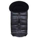 Winter footmuff for baby carriages - Black