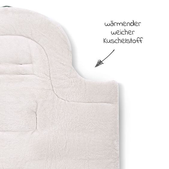 ABC Design Winter-Fußsack für Kinderwagen & Buggy - Diamond Edition - Basil