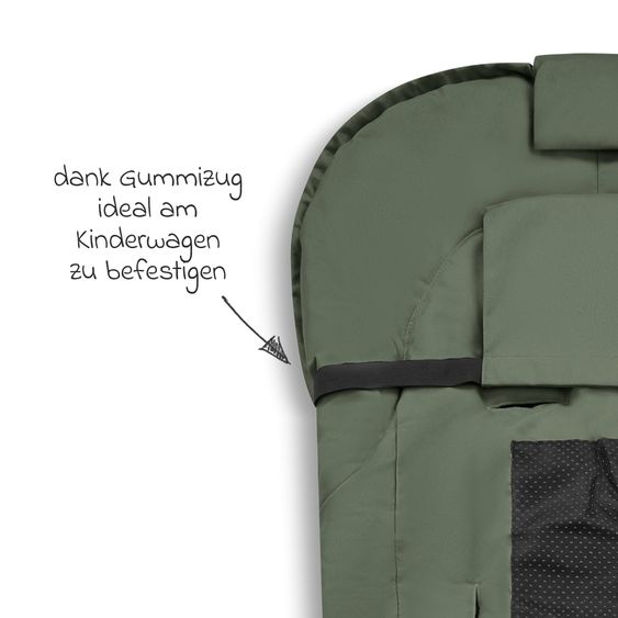 ABC Design Winter-Fußsack für Kinderwagen & Buggy - Olive