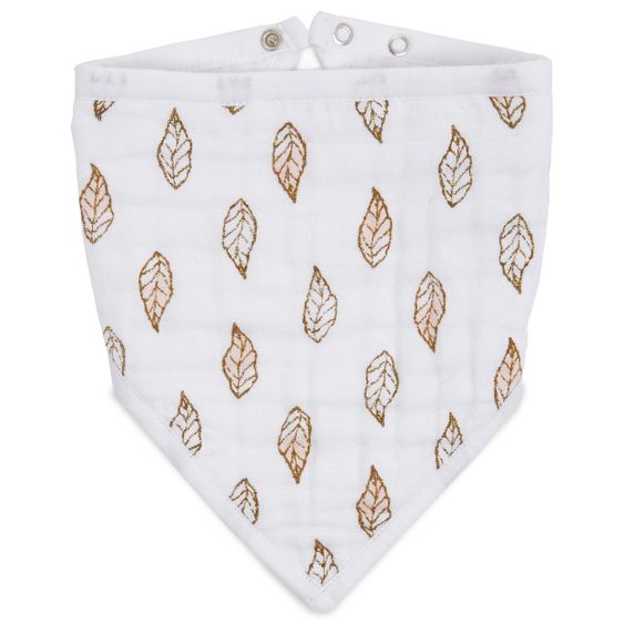 aden + anais Bandana bib - cotton muslin - Dahlias