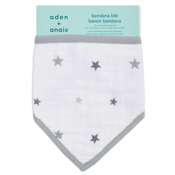 aden + anais Bandana Lätzchen - aus Baumwoll-Musselin - Twinkle