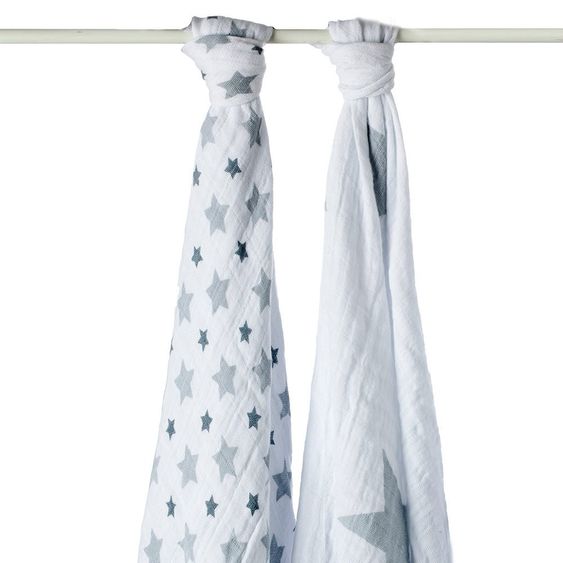 aden + anais Mulltuch 2er Pack Swaddles 120 x 120 cm - Twinkle