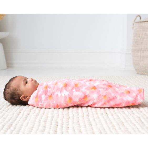 aden + anais Mulltücher 4er Pack Swaddels 120 x 120 cm - Petal Blooms