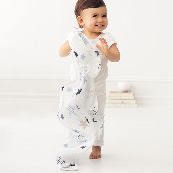 aden + anais Mullwindel 3er Pack Classic Musy 70 x 70 cm - Rock Star