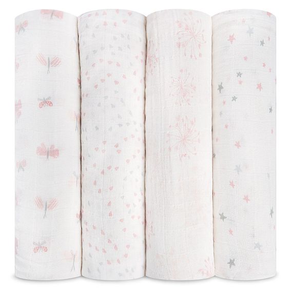 aden + anais Mullwindel 4er Pack Classic Swaddles 120 x 120 cm - Lovely Reverie