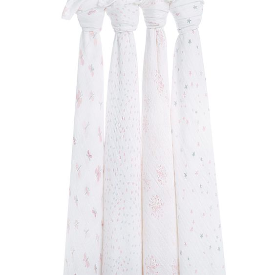 aden + anais Mullwindel 4er Pack Classic Swaddles 120 x 120 cm - Lovely Reverie