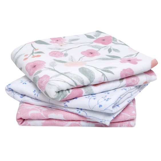 aden + anais Mullwindel / Mulltuch / Pucktuch - 3er Pack Classic Musy 70 x 70 cm - Ma Fleur