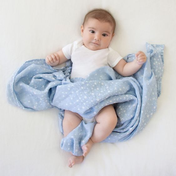 aden + anais Mullwindel / Mulltuch / Pucktuch - 3er Pack Classic Musy 70 x 70 cm - Rising Star
