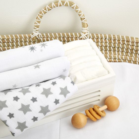 aden + anais Pannolino di mussola / Panno di mussola / Panno Puck - Confezione da 3 Classic Musy 70 x 70 cm - Twinkle