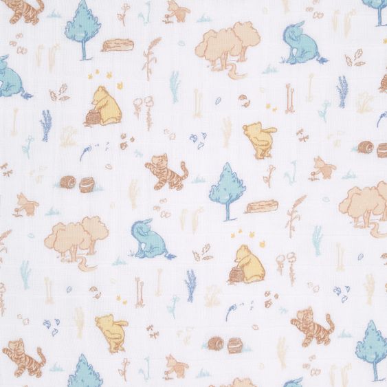 aden + anais Mullwindel / Mulltuch / Pucktuch 3er Pack Classic Musy 70 x 70 cm - Winnie in the woods