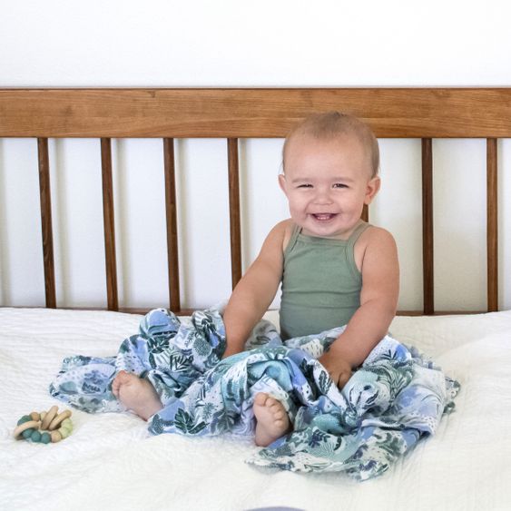 aden + anais Mullwindel / Mulltuch / Pucktuch - Classic Swaddles - 4er Pack - 120 x 120 cm - Dancing Tigers