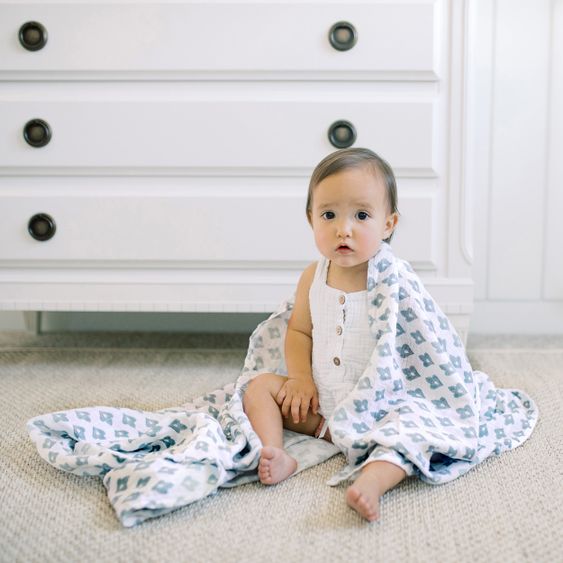 aden + anais Mullwindel / Mulltuch / Pucktuch - Classic Swaddles - 4er Pack - 120 x 120 cm - Now + Zen