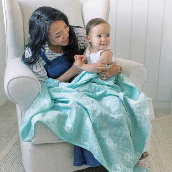 aden + anais Mullwindel / Mulltuch / Pucktuch - Classic Swaddles - 4er Pack - 120 x 120 cm - Now + Zen