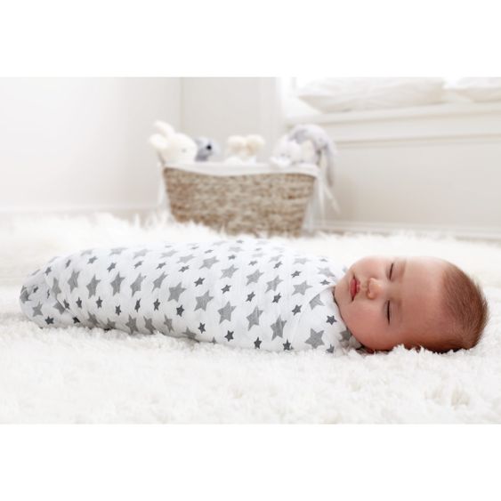 aden + anais Mullwindel / Mulltuch / Pucktuch - Classic Swaddles - 4er Pack - 120 x 120 cm - Twinkle