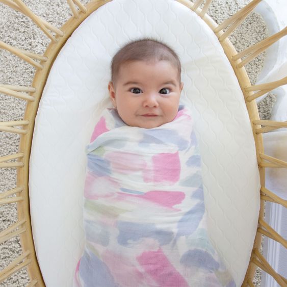 aden + anais Mullwindel / Mulltuch / Pucktuch - Swaddles Silky Soft 3er Pack - 120 x 120 cm - Florentine
