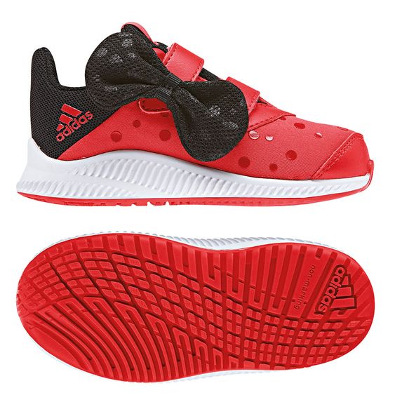 Adidas Baskets Turnschuh Adidas DY Minnie FortaRun - Rouge Noir - Taille: 26