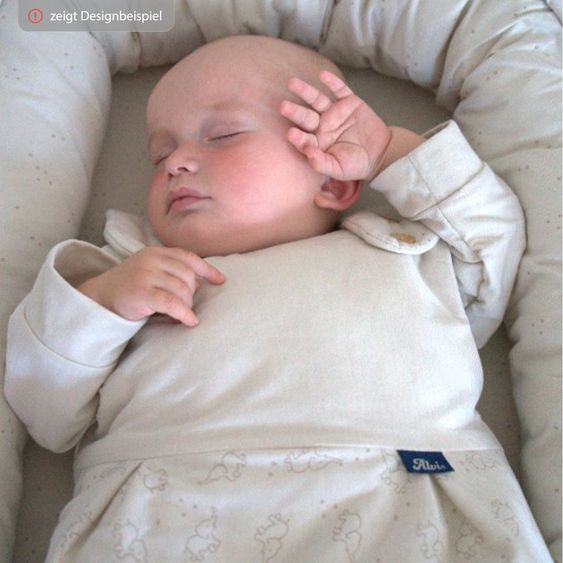 Alvi 2-tlg. Schlafsack Baby-Mäxchen - Dots - Grey - Gr. 56/62