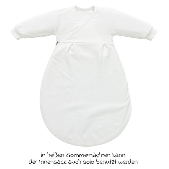 Alvi 2-tlg. Schlafsack Baby-Mäxchen - Dots - Grey - Gr. 56/62