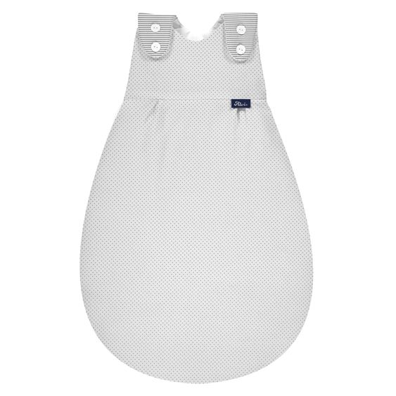 Alvi Außensack Baby-Mäxchen - Dots - Grey - Gr. 62/68