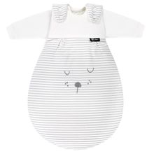Mammina 3 pezzi - Faces Stripes Grey - taglia 68/74