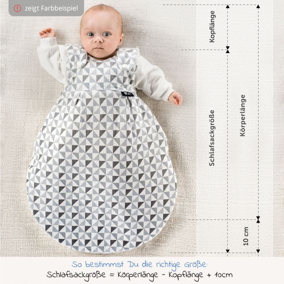 Alvi Mammina 3 pezzi - Faces Stripes Grey - taglia 68/74