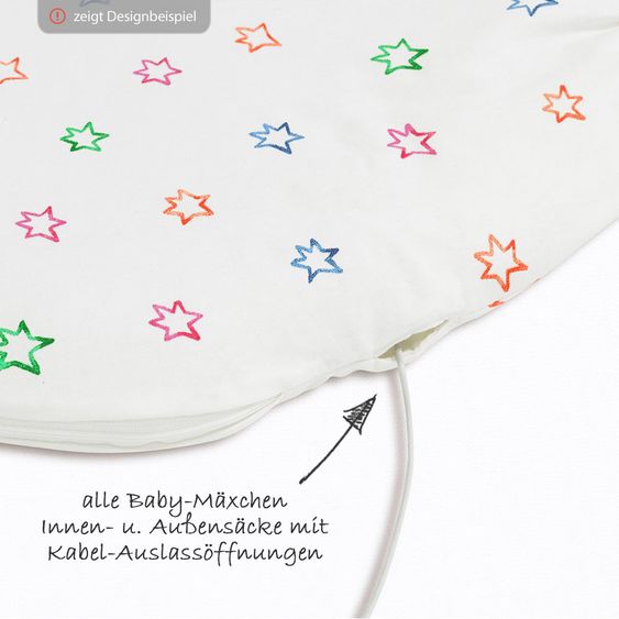 Alvi Baby-Mäxchen 3-tlg. - Graphic Rosa - Gr. 50/56