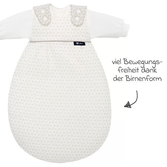Alvi Baby mummy 3-piece - Graphic Taupe - Size 80/86