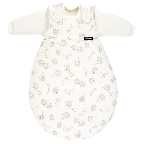 Alvi Baby-Mäxchen 3-tlg. - Igel Offwhite - Gr. 50/56