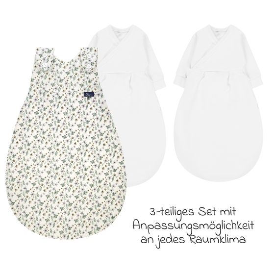 Alvi Baby-Mäxchen 3-tlg. - Organic Cotton - Petit Fleurs - Gr. 80/86