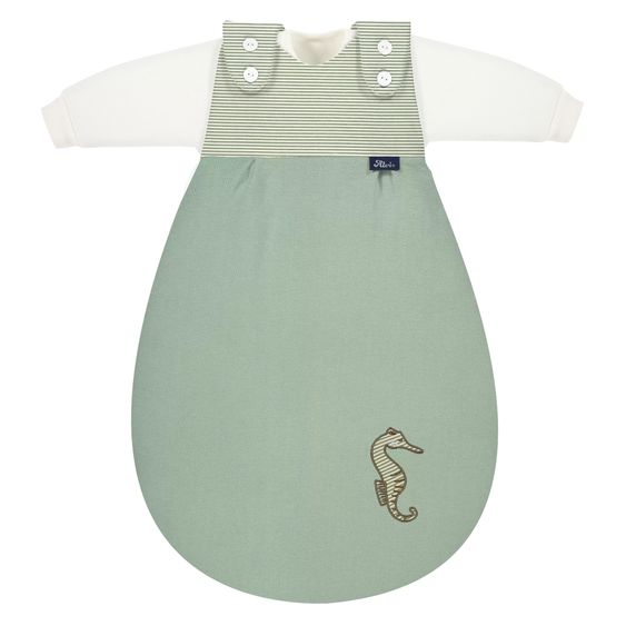 Alvi Baby-Mäxchen 3-tlg. - Organic Cotton - Seahorse - Gr. 80/86