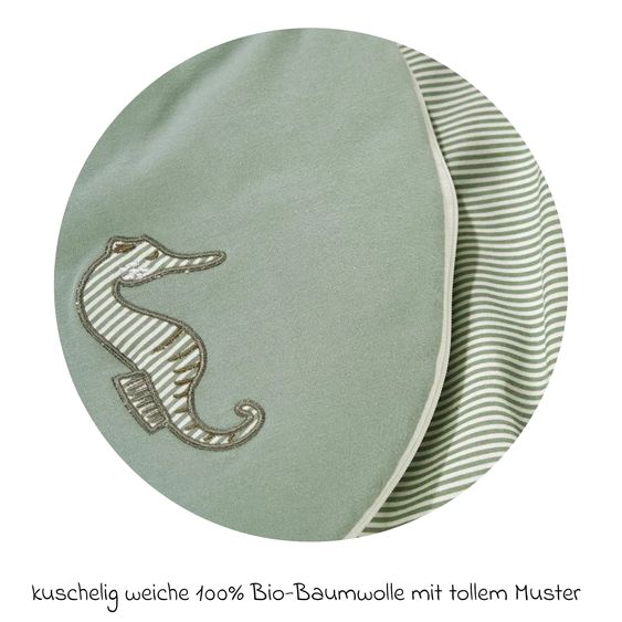 Alvi Baby-Mäxchen 3-tlg. - Organic Cotton - Seahorse - Gr. 80/86