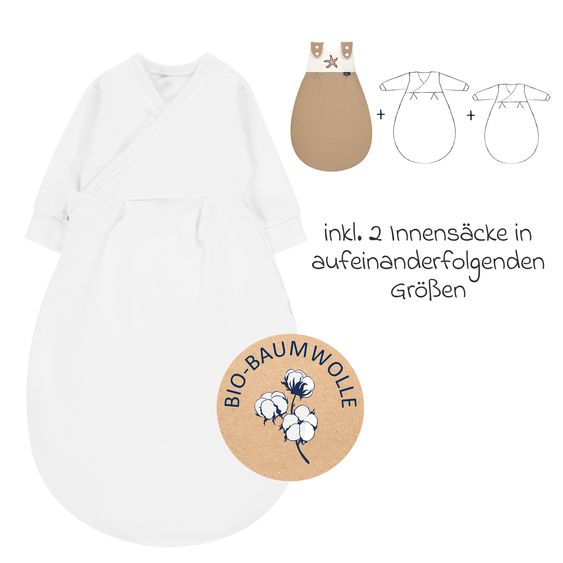 Alvi Baby-Mäxchen 3-tlg. - Organic Cotton - Starfisch - Gr. 80/86
