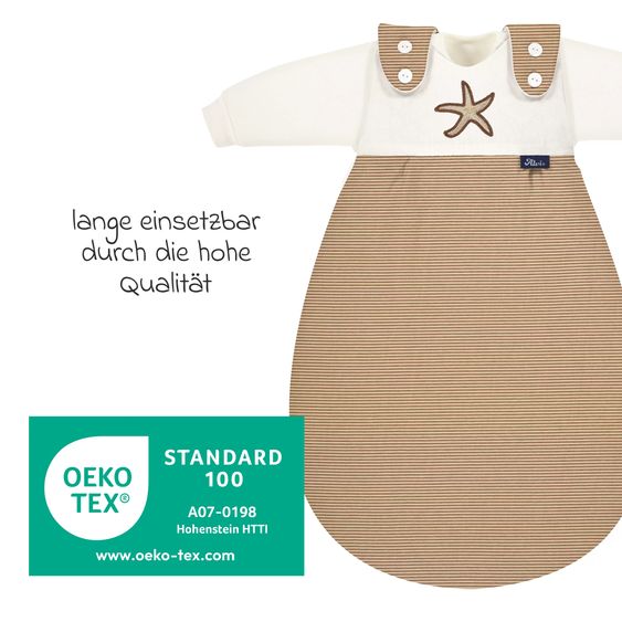 Alvi Baby-Mäxchen 3-tlg. - Organic Cotton - Starfisch - Gr. 80/86