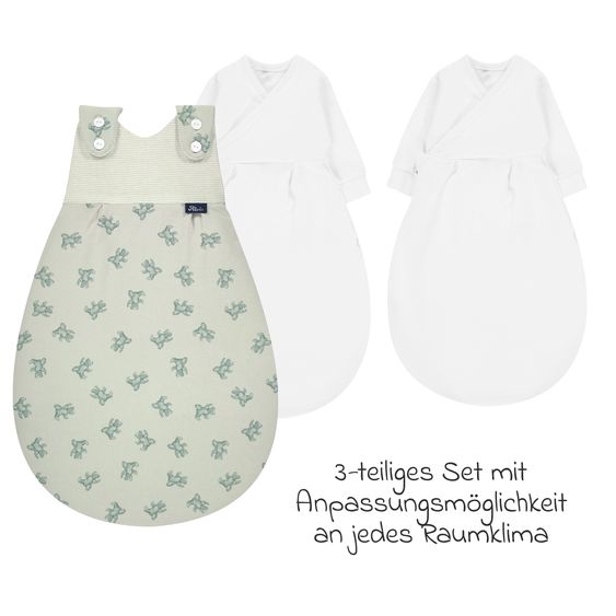 Alvi Baby-Mäxchen 3-tlg. - Organic Cotton - Teddy 1961 - Gr. 80/86