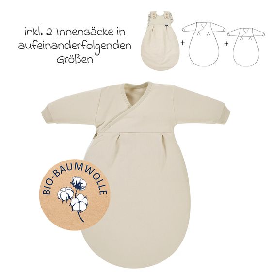 Alvi Baby-Mäxchen 3-tlg. Organic Cotton - Volant - Gr. 74/80