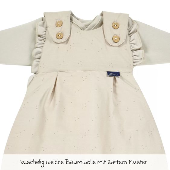 Alvi Baby-Mäxchen 3-tlg. Organic Cotton - Volant - Gr. 74/80